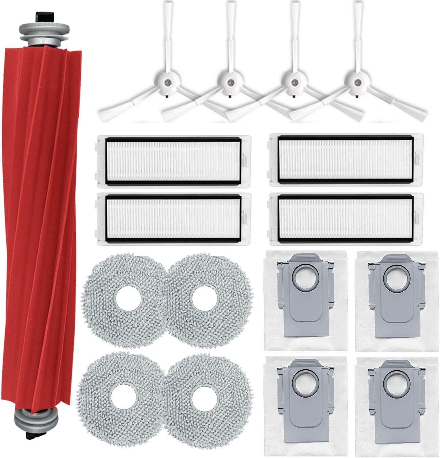 Accessories Kit For Roborock Q Revo S/Pro/Maxv Robtic Vacuum Cleaner Replacement