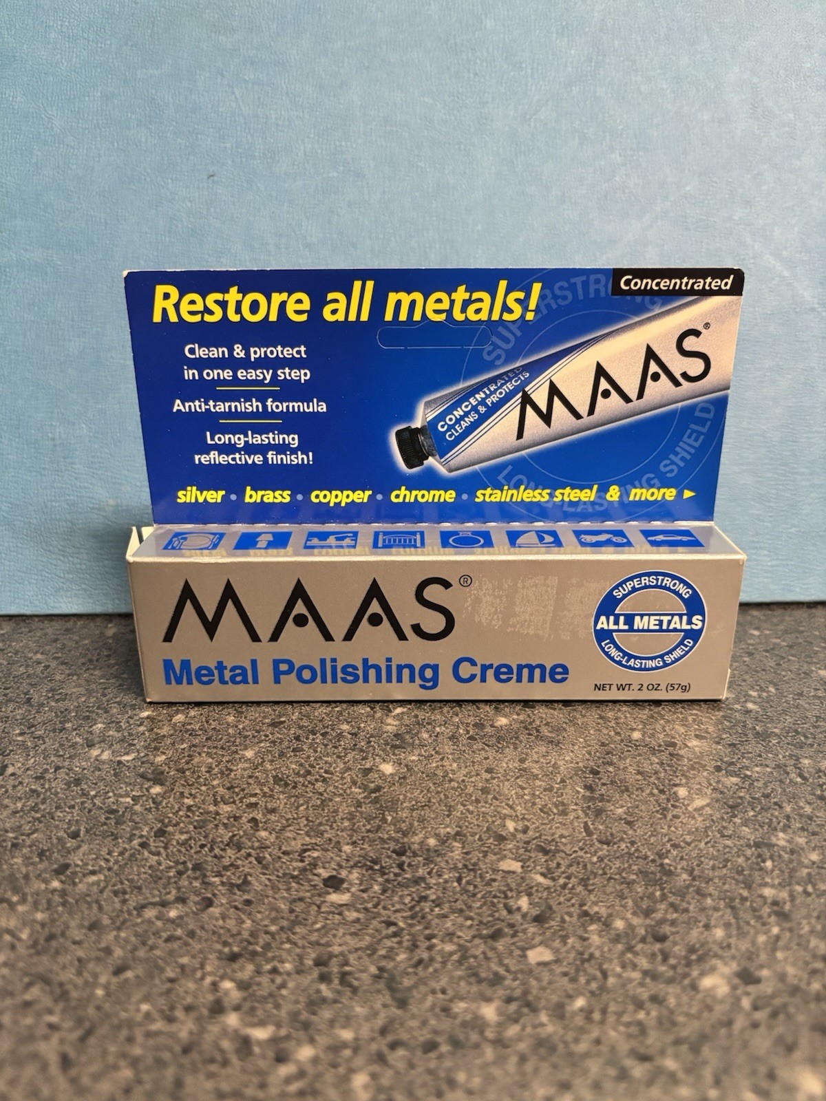 2oz Tube Maas Metal Polish Creme – Used