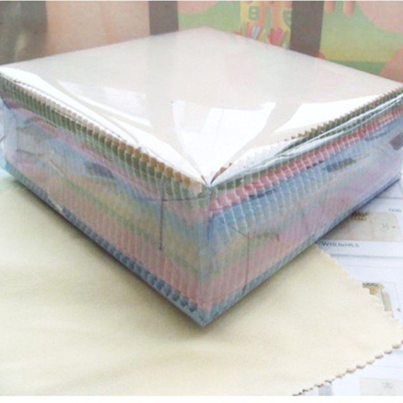 100pcs Microfiber Glasses Cleaning Cloth, 5.1″ x 5.1″ Lens Screen Cleaning Cloth
