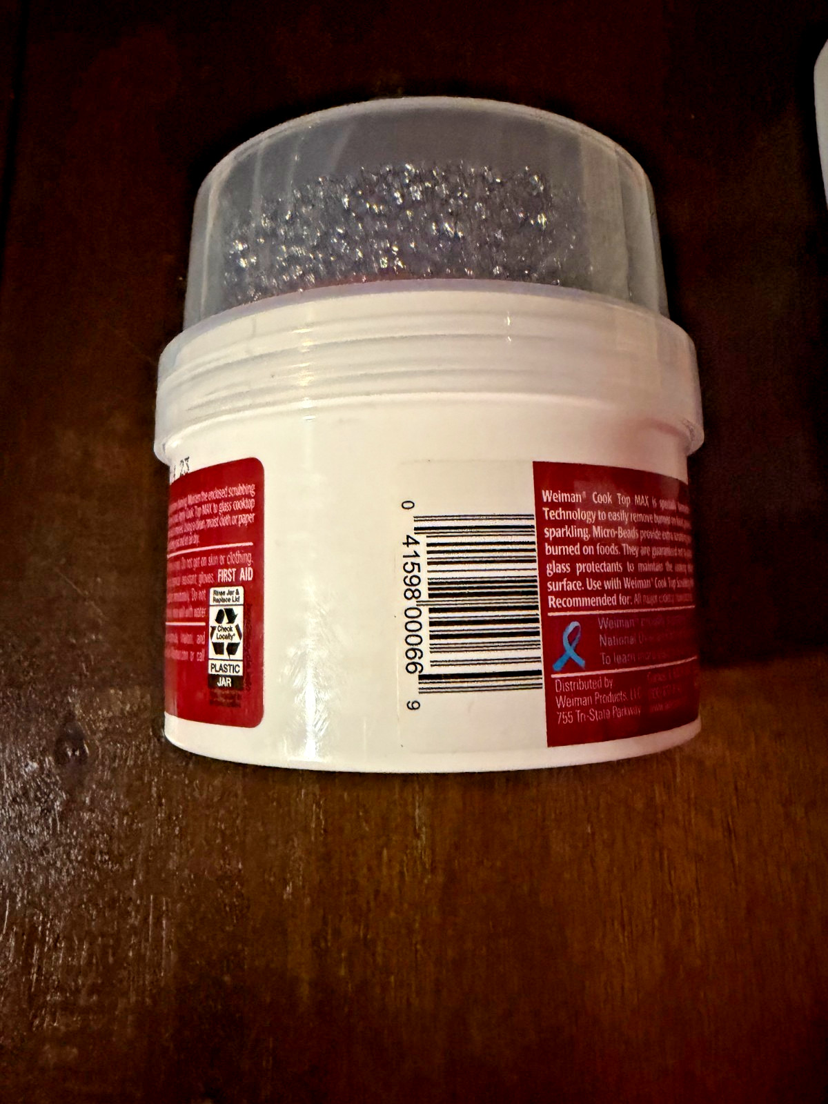 Weiman Cooktop Cleaner Paste, Easily Remove Burned Food and Grease- Brand New