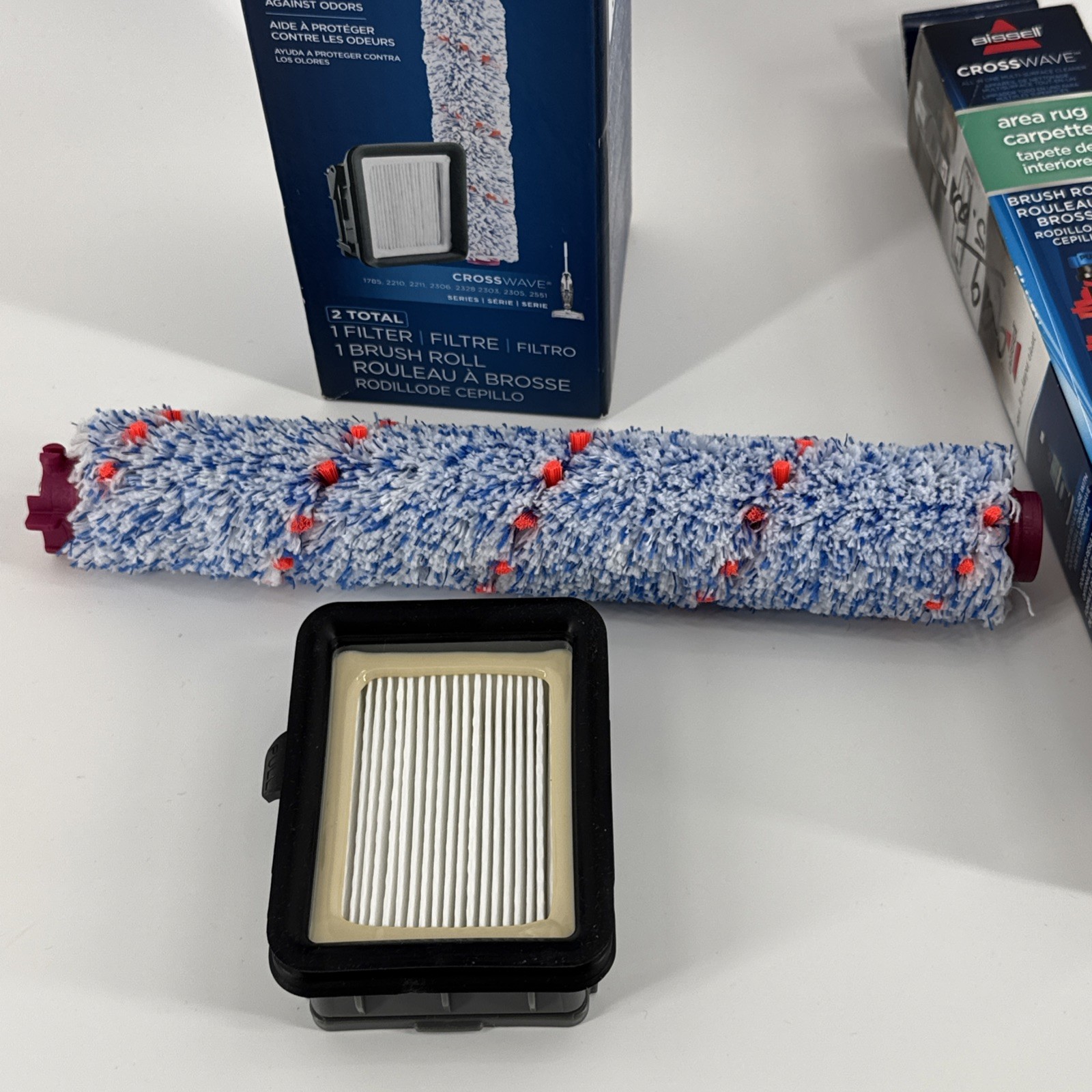BISSELL Multi Surface Brush Roll Filter Crosswave Vacuum 3495 & Area Rug Brush