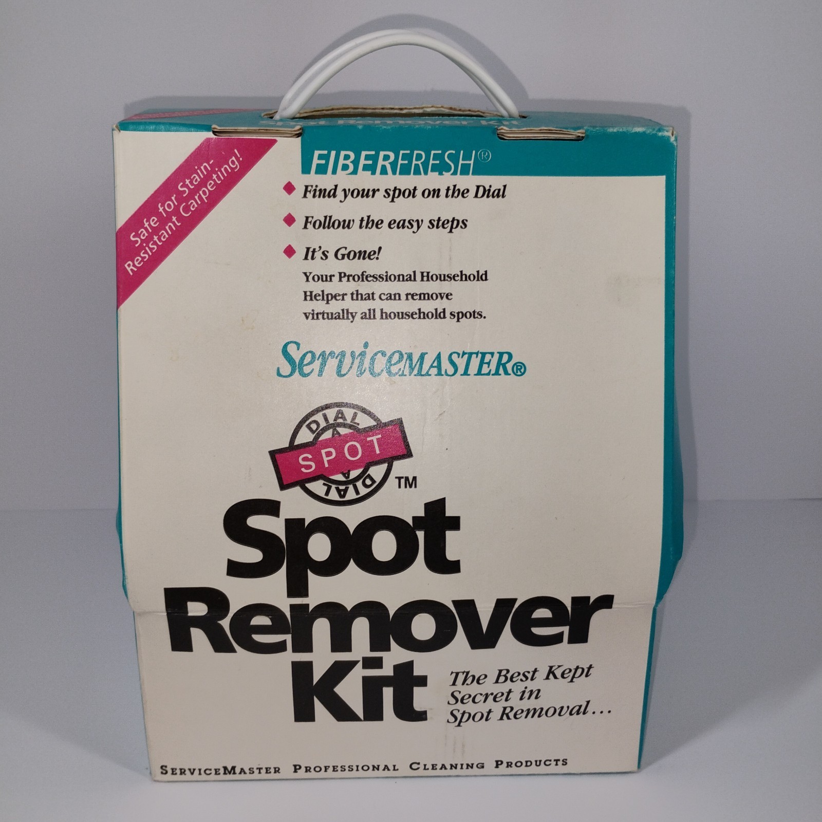 Vintage ServiceMaster FiberFresh Carpet Spot Remover Cleaning Kit Dial-A-Spot…
