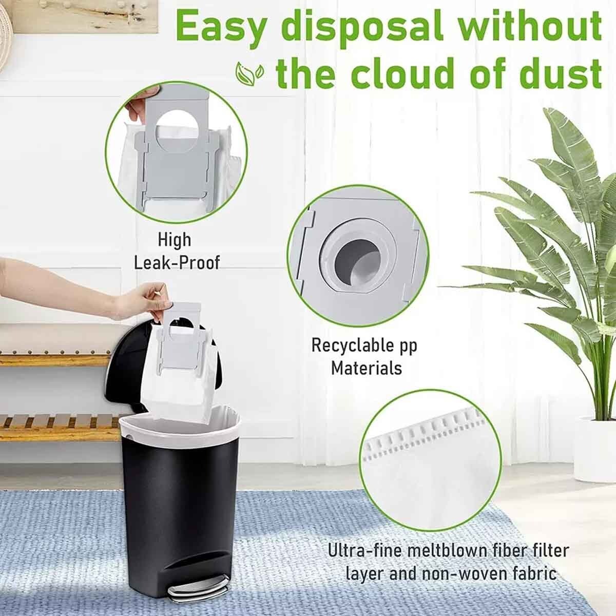 Replacement Dirt Disposal Dust Bags For iRobot Roomba i3 i7+ s9 s9+ Robot Vacuum