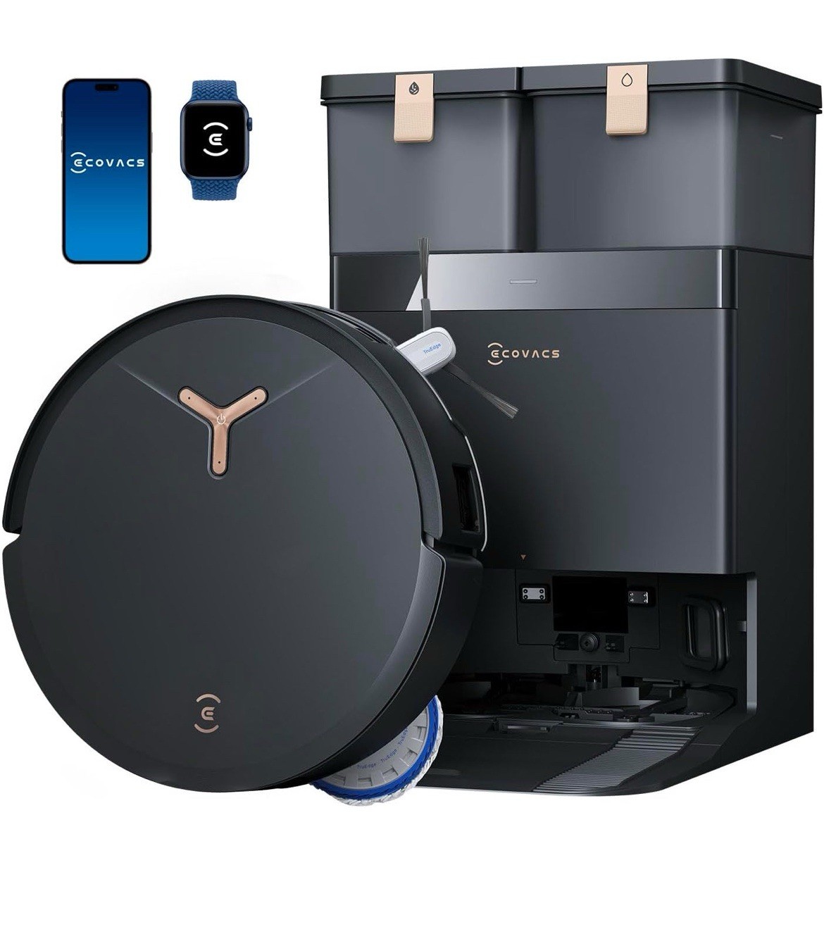 Ecovacs Deebot OZMO950 Robotic Vacuum Cleaner – Black