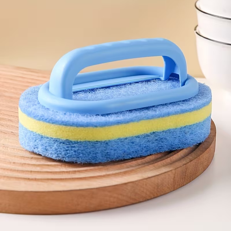 1/2pcs Magic Sponge Easy Cleaning Ceramic Tile Kitchen & Bathroom Cleaning Tool