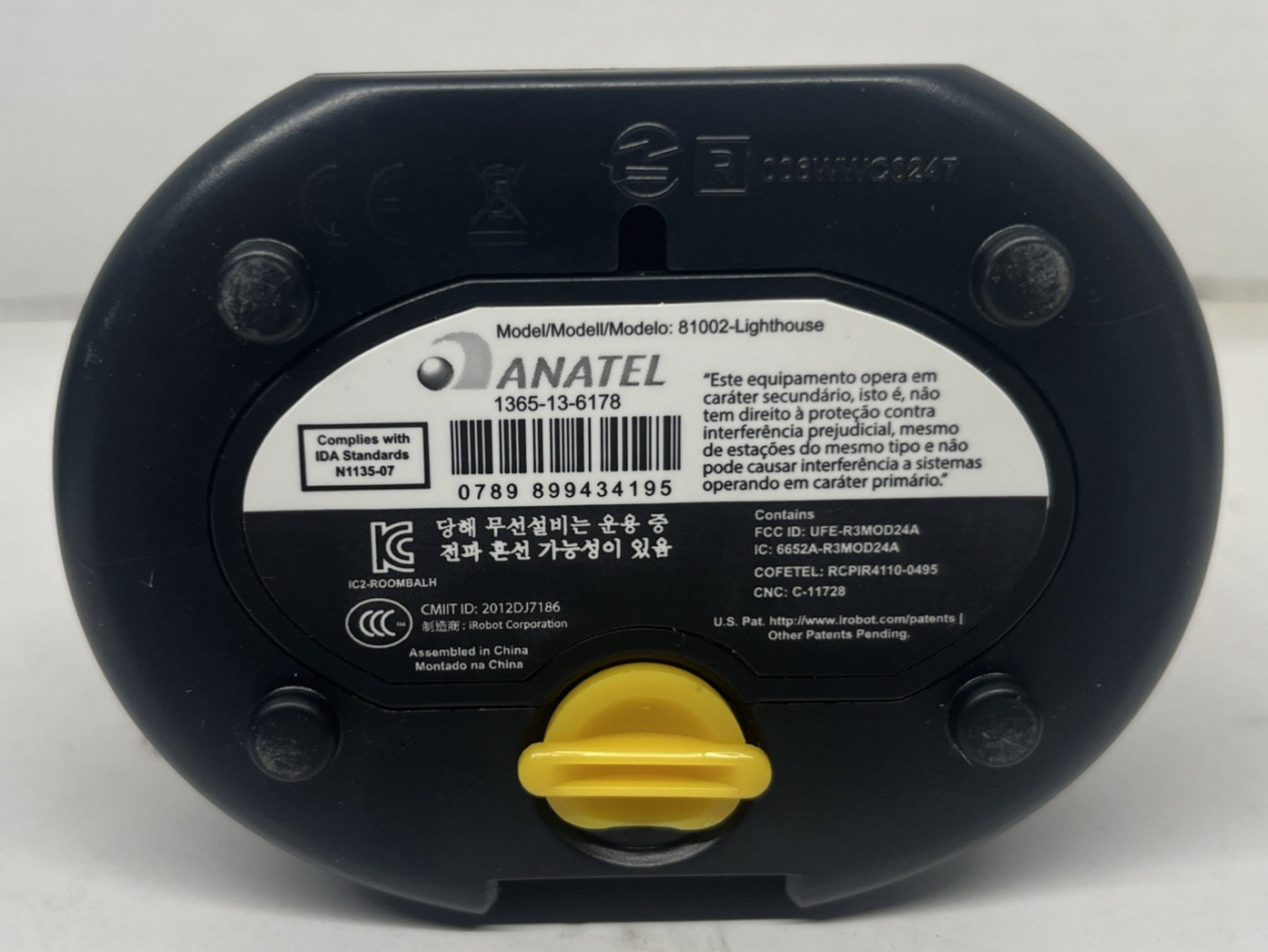 Roomba iRobot Lighthouse Virtual Wall 81002 for 500 700 800 Series Black H95