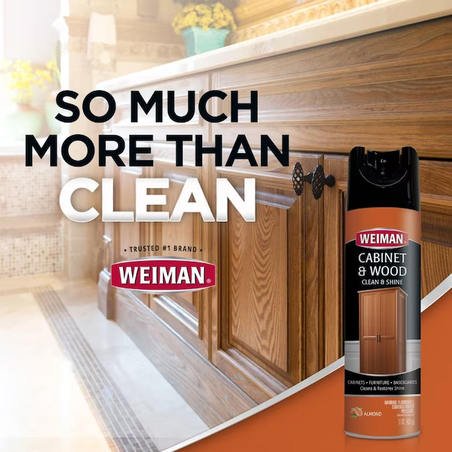 Weiman Products Cabinet and Wood Clean + Shine 17 -fl oz Fresh Scent Wood furnit