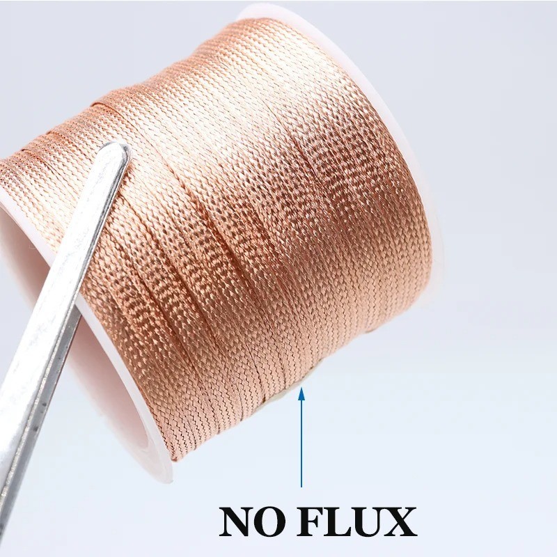 Solder Wick Braid Copper Wire with Flux 10 Ft.(3M) Length X 2.5Mm Width I Desold