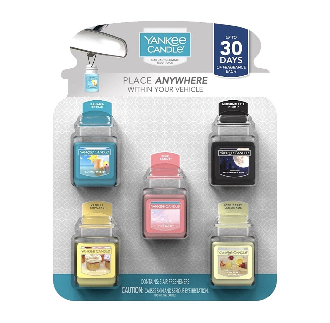 Yankee Candle Car Jar Ultimate Multipack 5 Air Fresheners