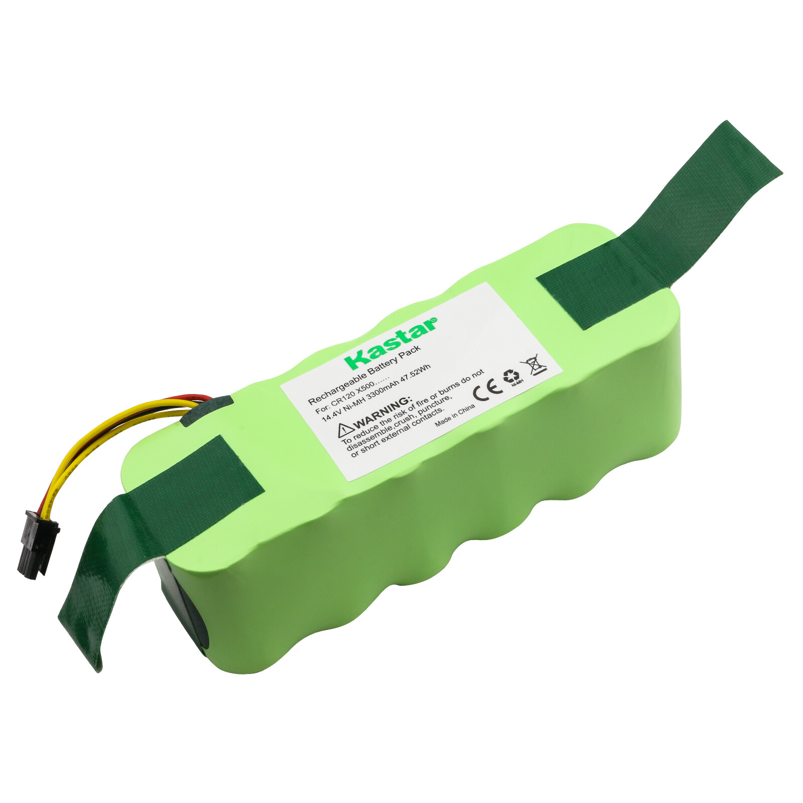 Kastar 3300mAh Vacuum Battery for Ecovacs Deebot CR120 KK-8 X-500 Robot Cleaner