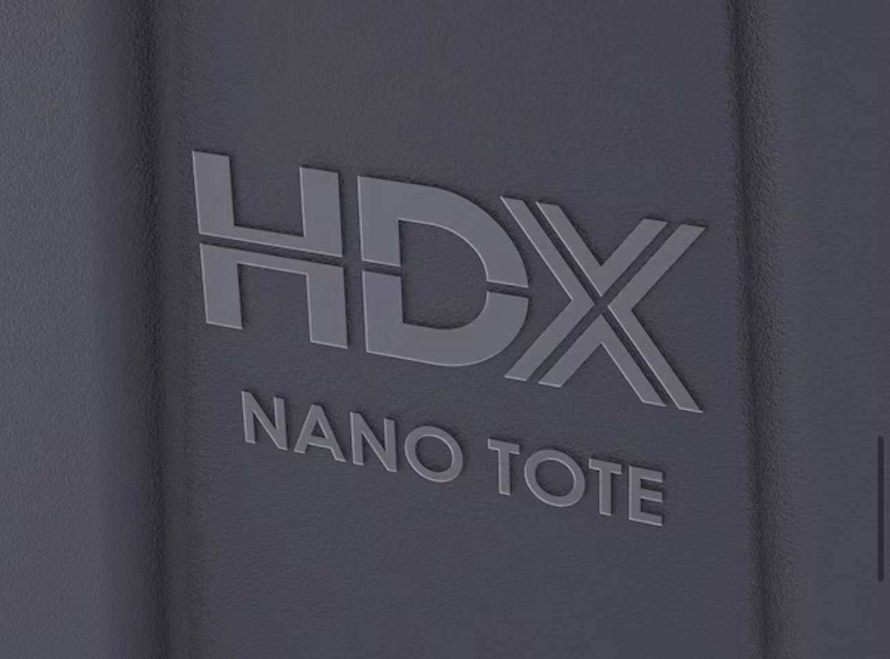 5 HDX 0.75 qt. Nano Tough Tote in Black and Yellow 5.7”L X 4”W X 3”H
