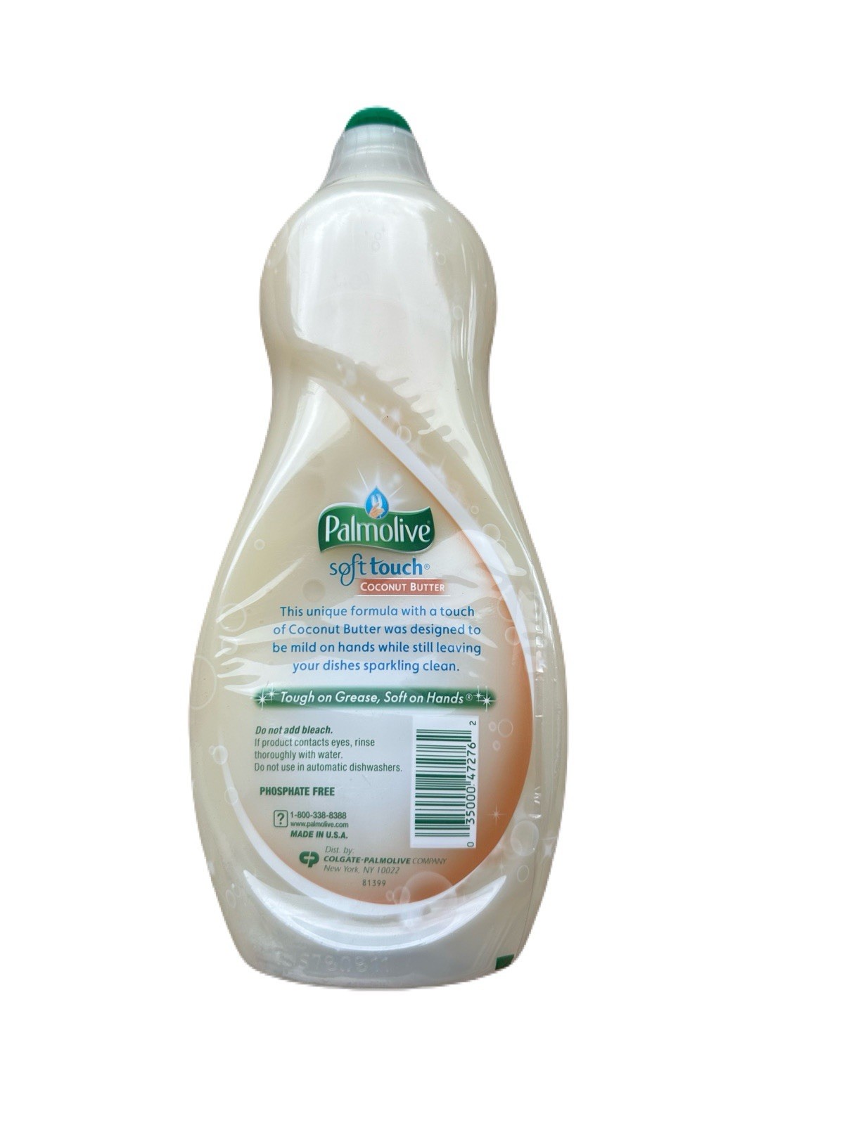 Palmolive Soft Touch Coconut Butter & Orchid Scent Dish Liquid Rare
