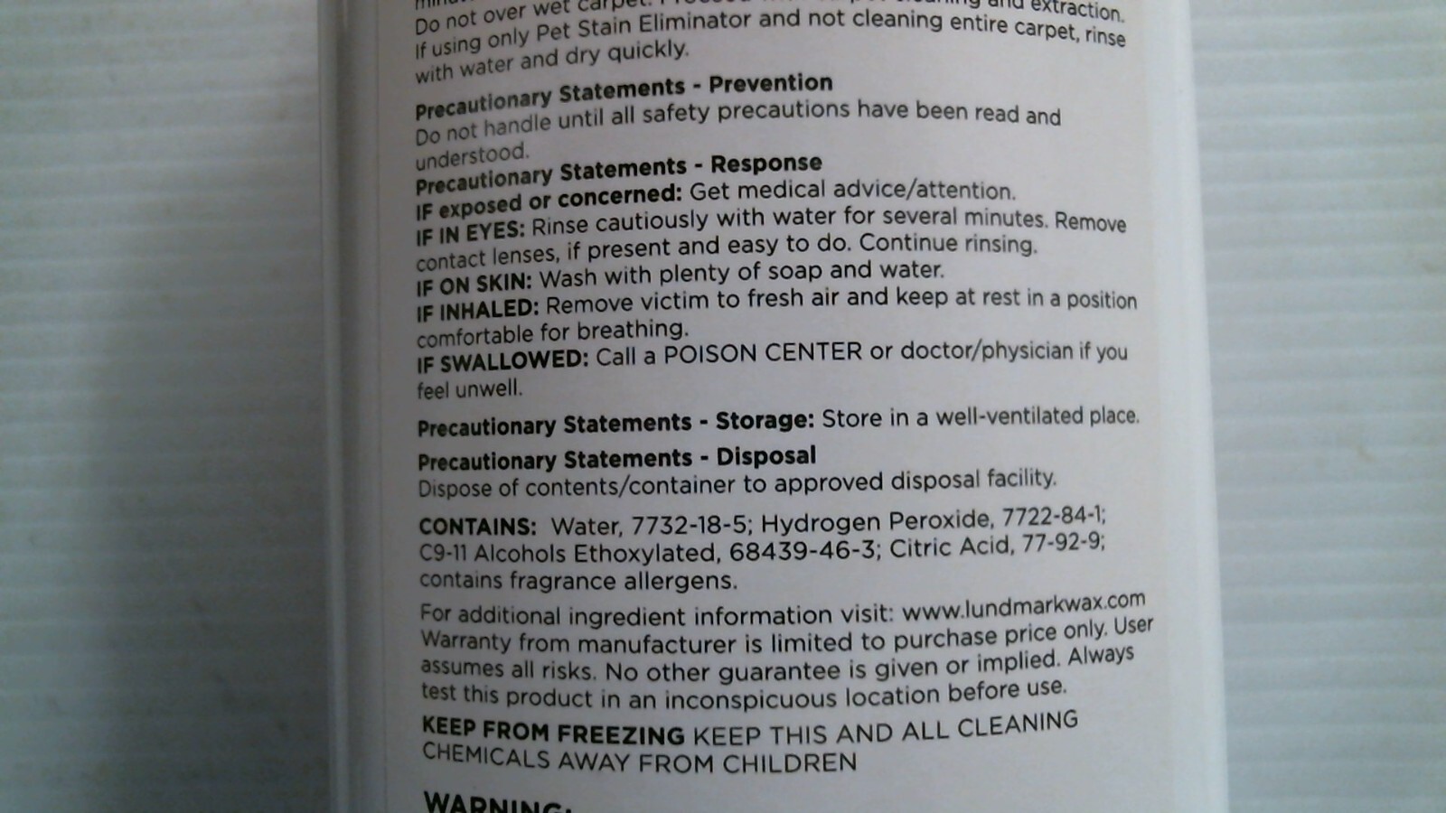 Lundmark 62401, Fast Action Pet Stain Eliminator, 16 fl. oz., FREE SHIPPING