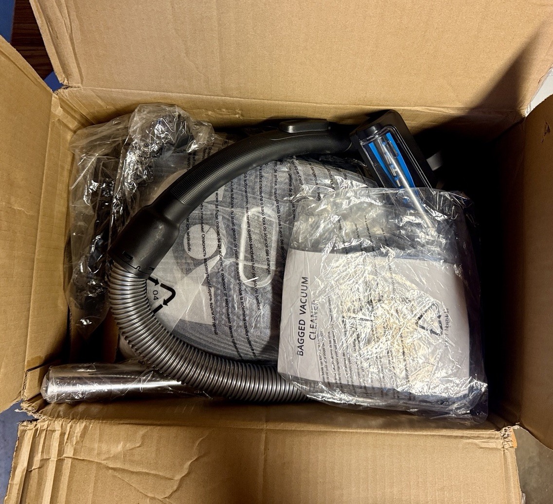 Aspiron Canister Vacuum Cleaner AS-CA029 Bagged HEPA Filter Pet Hair Floor 1300W