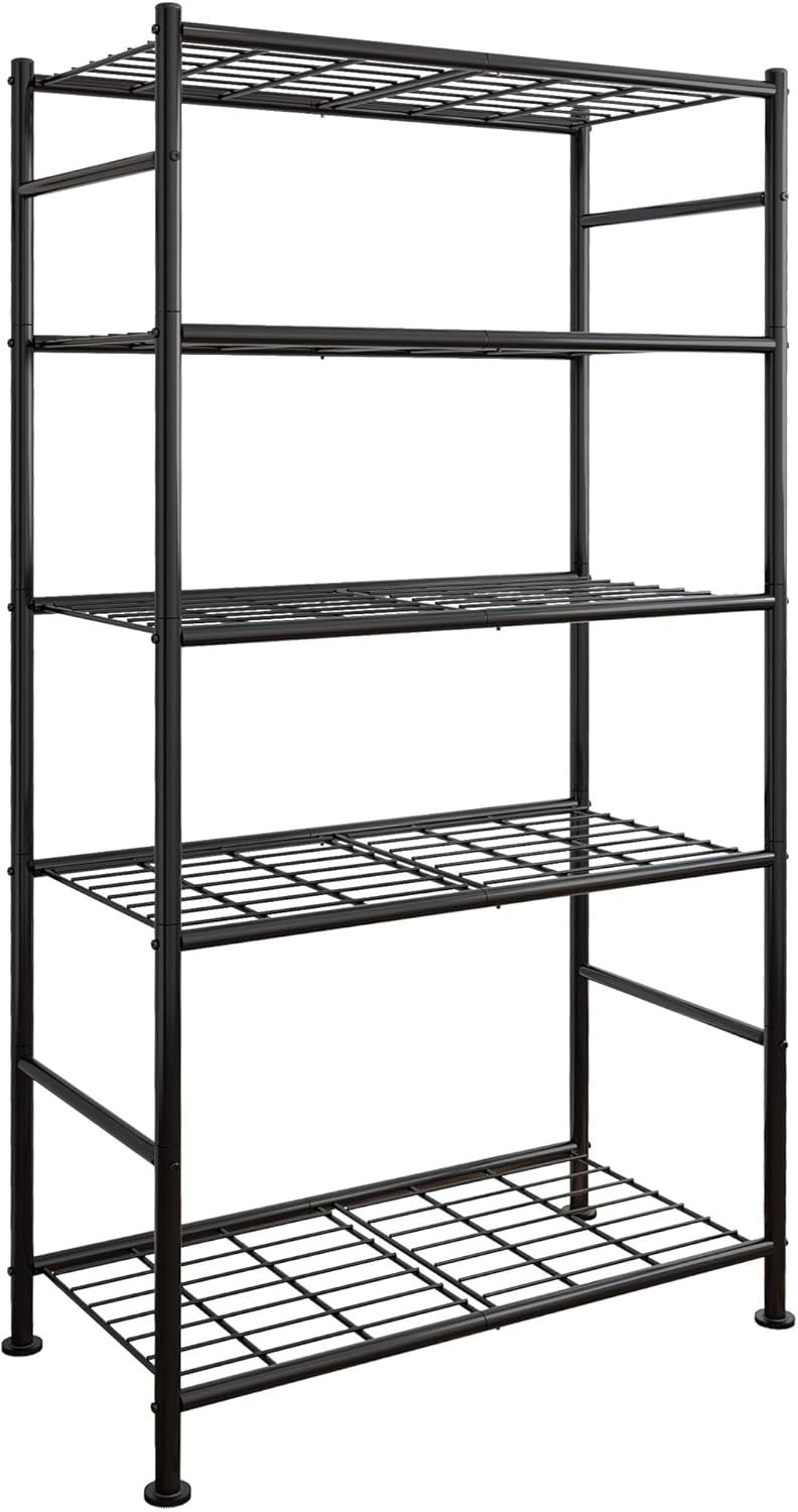 Sakugi Storage Shelves – 5 Tier Shelf Organizer, Heavy Duty Garage Shelving U