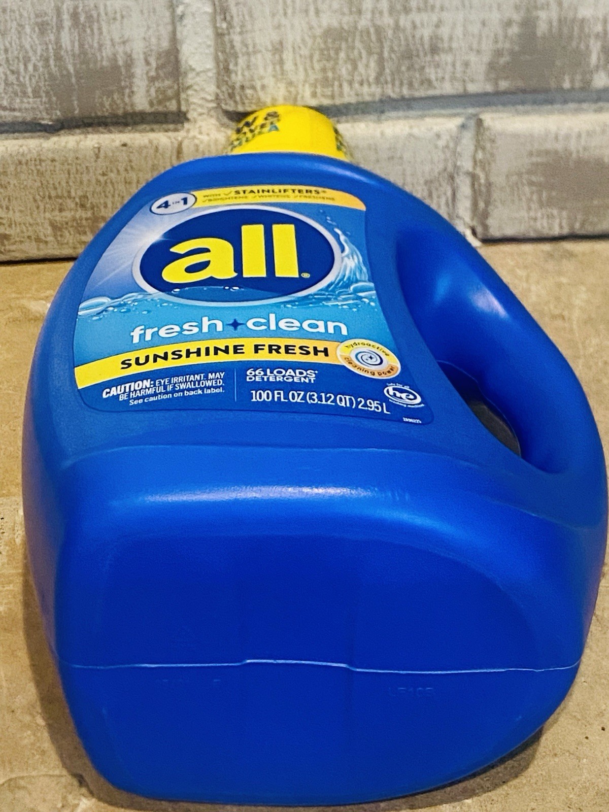 All Stainlifters 4 in 1 Sunshine Fresh Scent Liquid Laundry Detergent 100 Fl Oz