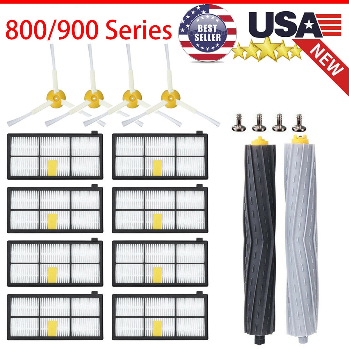 Replacement Brush/Filter Parts For iRobot Roomba 800 880 860 870 871 980 960