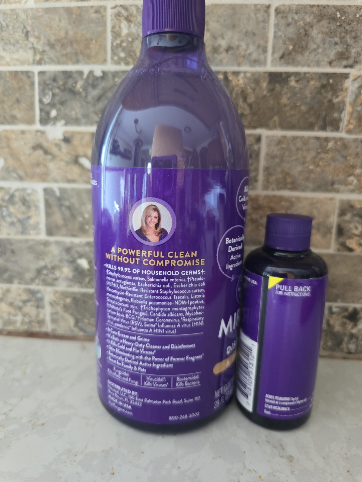 Joy Mangano Miracle Clean Warm Vanilla 28 Fl oz Multi Surface Cleaner/3.4 Oz