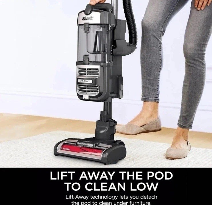 Shark Navigator Lift-Away Upright PowerFins HairPro Self-Cleaning HEPA Filter OP