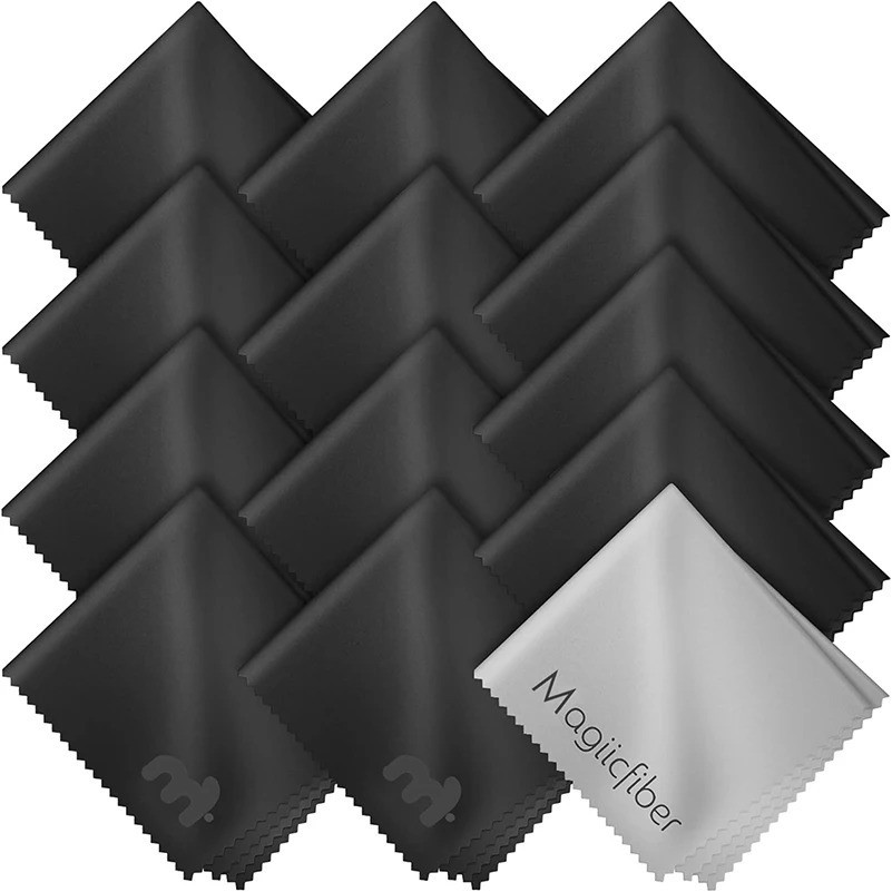 MagiicFiber Microfiber Cleaning Cloth, High-density Stripe-free Wipes, Soft and