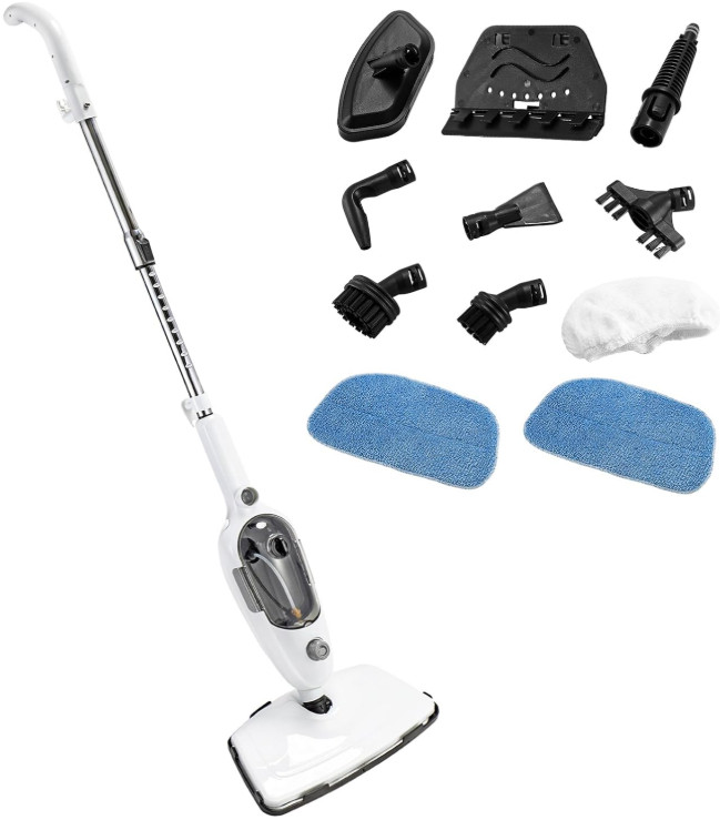 Mopa Vapor 10en1 Limpiador Vapor Suelos Madera Baldosa Alfombra Hogar, Nuevo