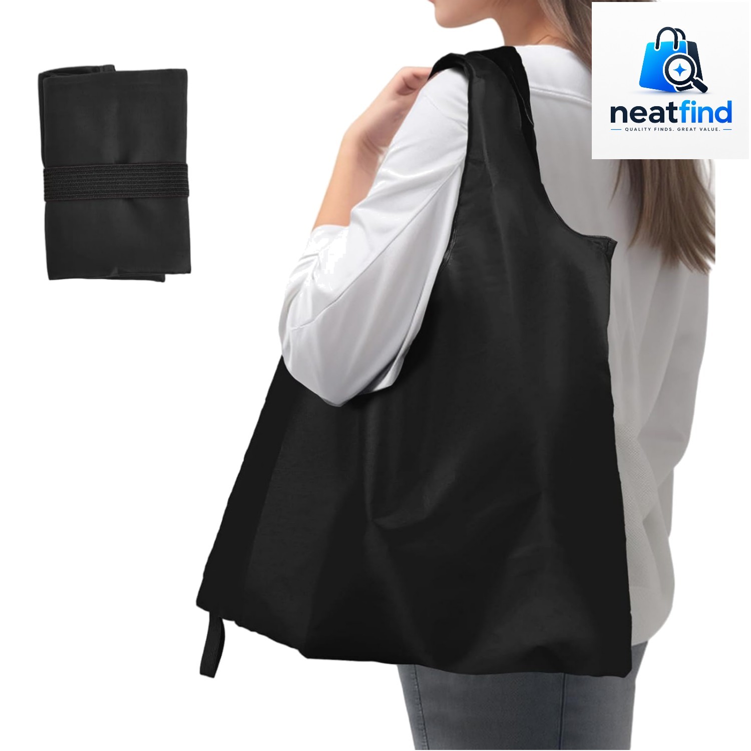 Durable Water-Resistant Tote Bag: 35lb Capacity for Shopping & Outdoor Fun