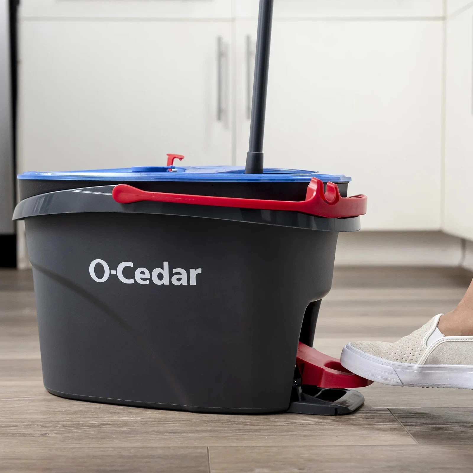 O-Cedar RinseClean Clean Water Spin Mop and Bucket System Clean with Clean Water