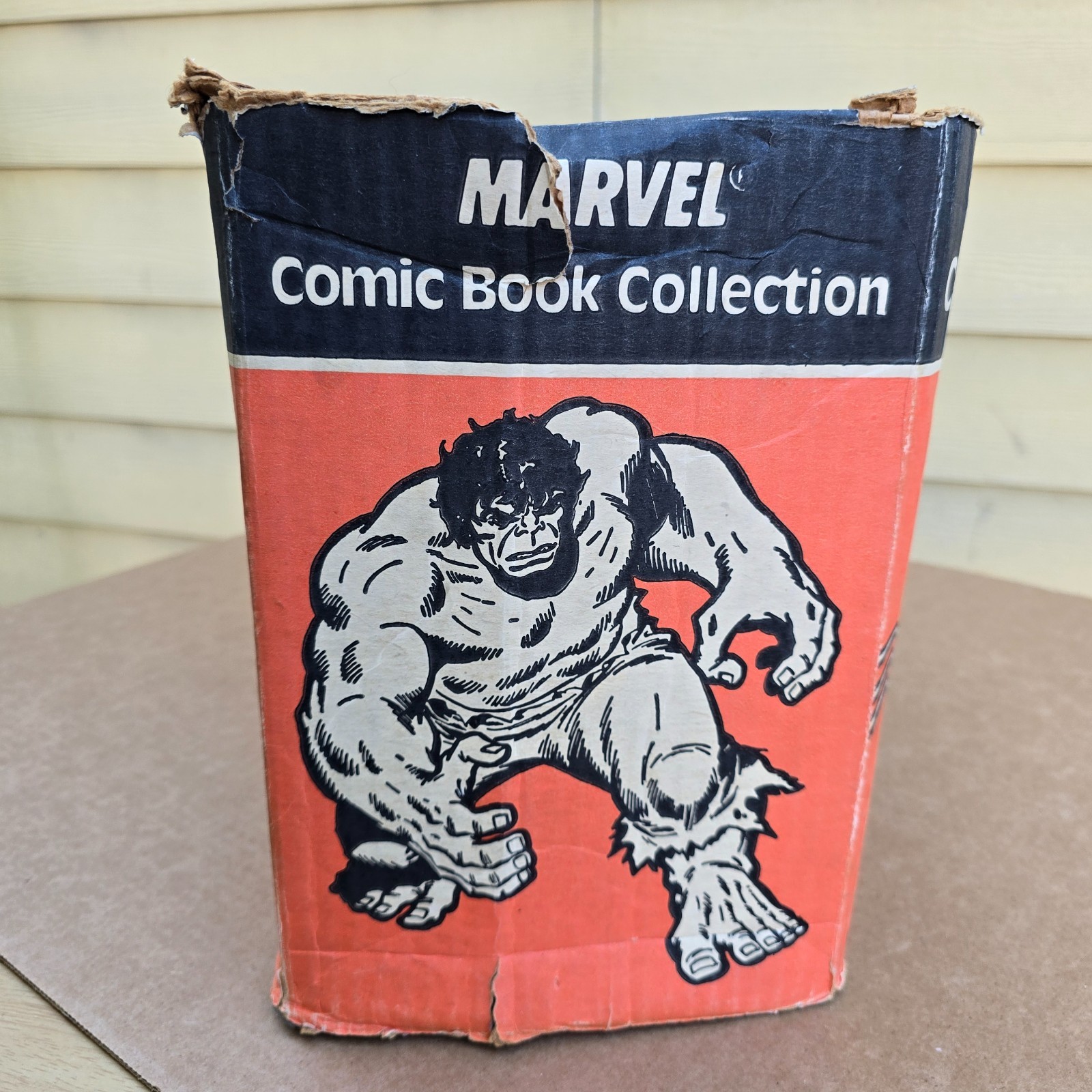 Vintage Marvel Comic Book Collection Storage Box 1989 CMC Wolverine Spiderman
