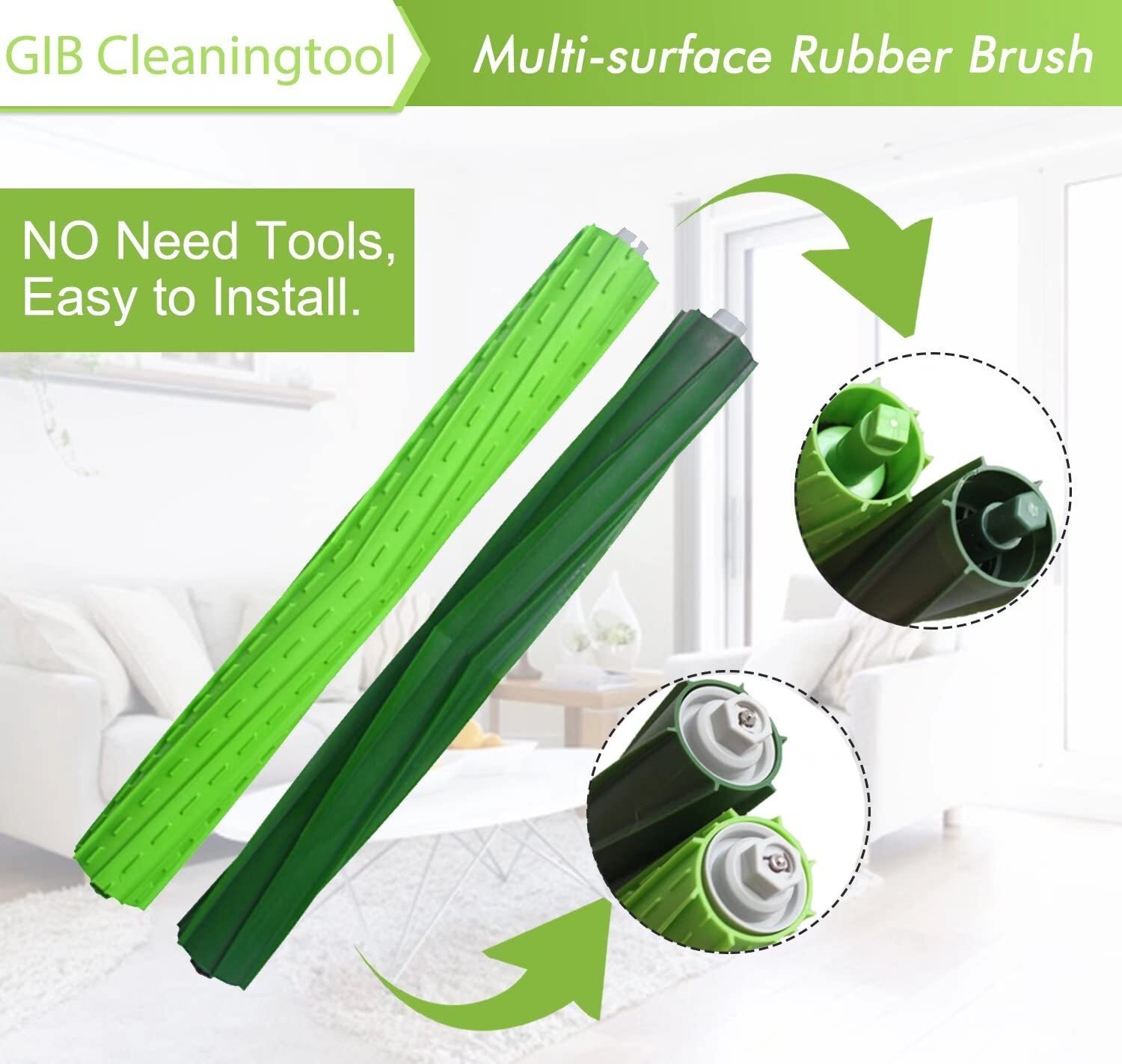22 PACK Roller Filter Brush Zipped Dust Bag for iRobot Roomba S9 9150 / S9+ 9550