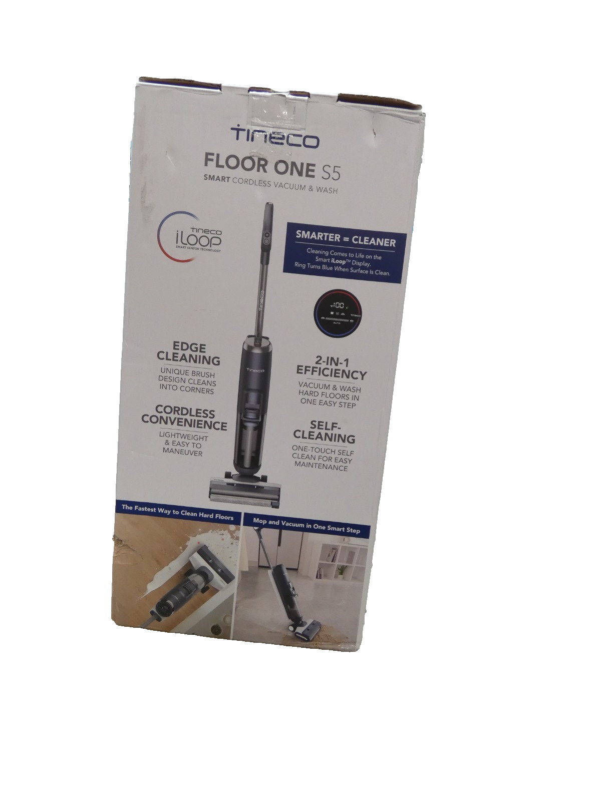 Tineco Floor One S5 Smart Cordless Vacuum & Washer Blue | New | Open Box