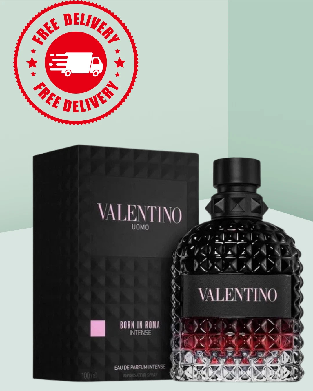 New Uomo Born In Roma intense 3.4 oz EDP New In Box Italy Fast delivery