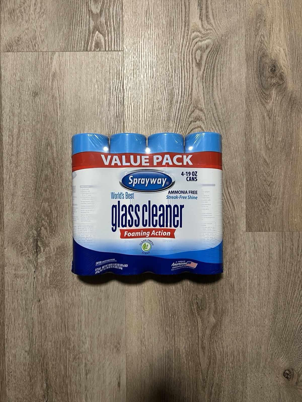 Sprayway Glass Cleaner 19 Ounce Pack of 4 Streak Free Shine SHIPS FREE ASAP