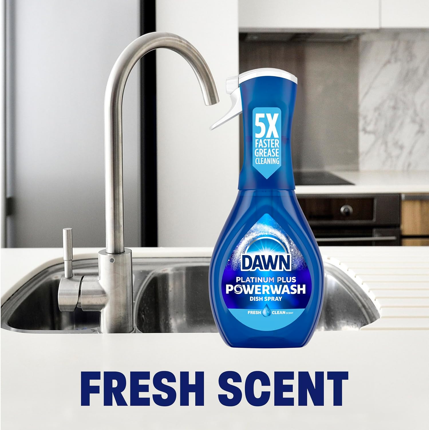 DISHWASHING LIQUID POWERWASH SPRAY Fresh Clean Dish Soap Cleaning Booster Tool