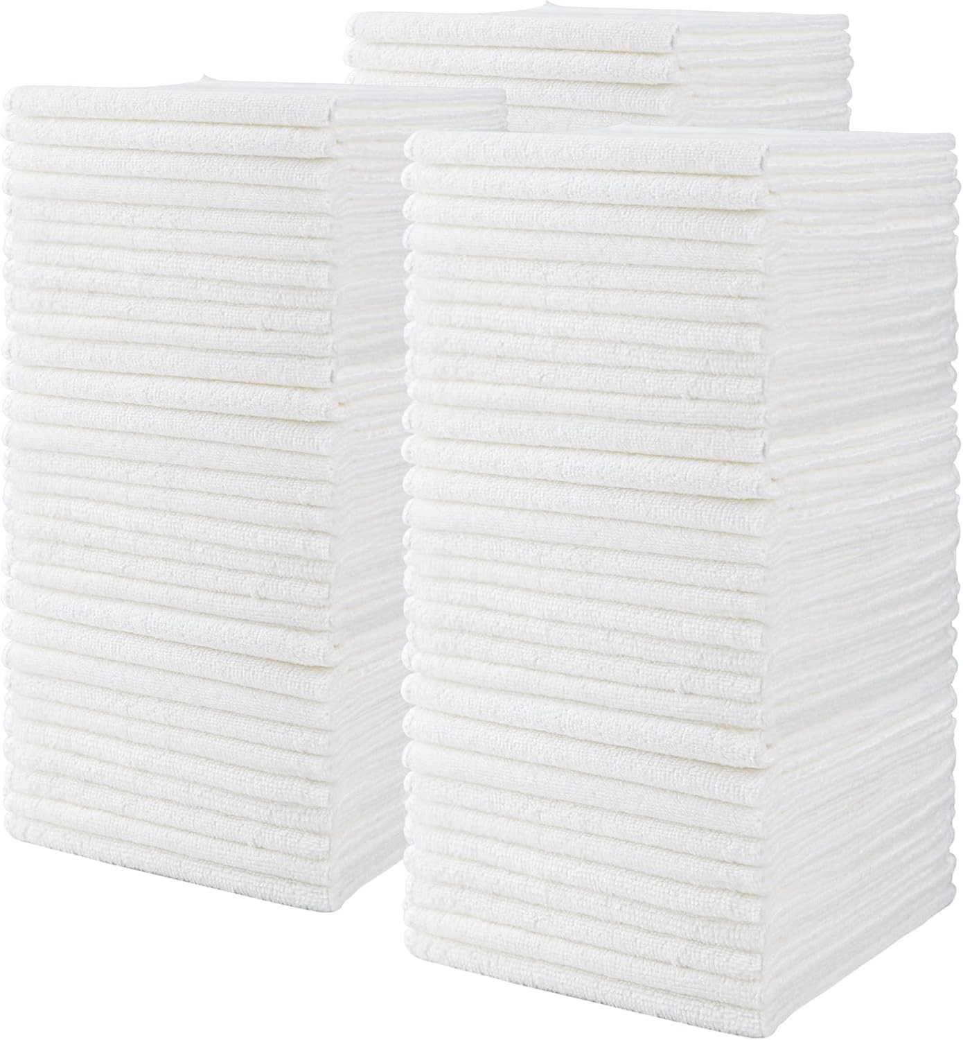 90 Pack 14×14 Microfiber Cleaning Cloths