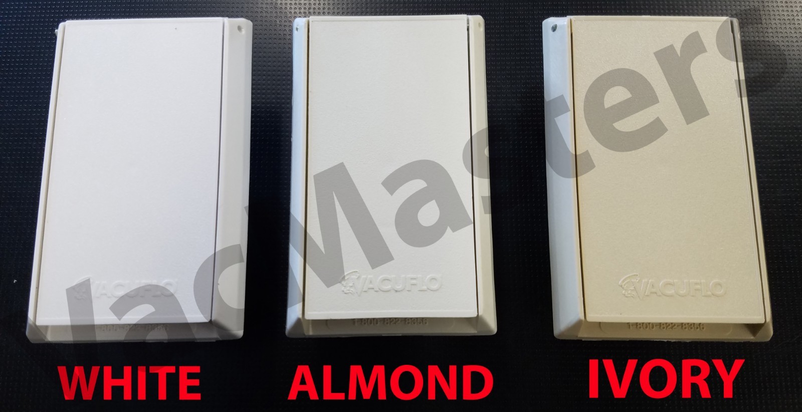 Vacuflo central vacuum “automatic” inlet valve, WHITE ALMOND or IVORY QTY 1