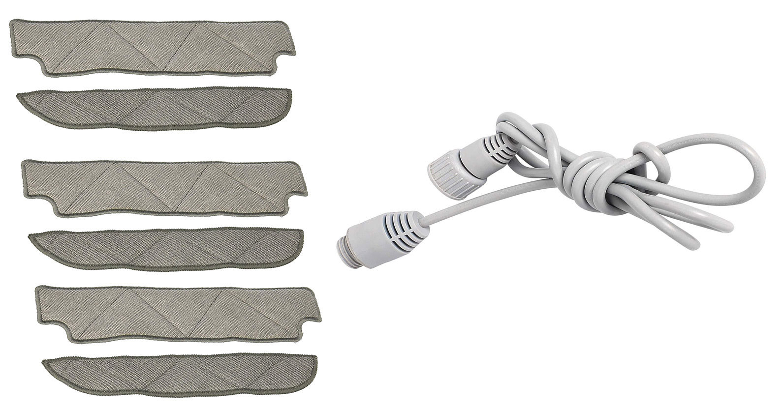 Set of 3 Window Cleaning Pads + (4 ft. 9 in.) extension cord for ECOVACS WINBOT