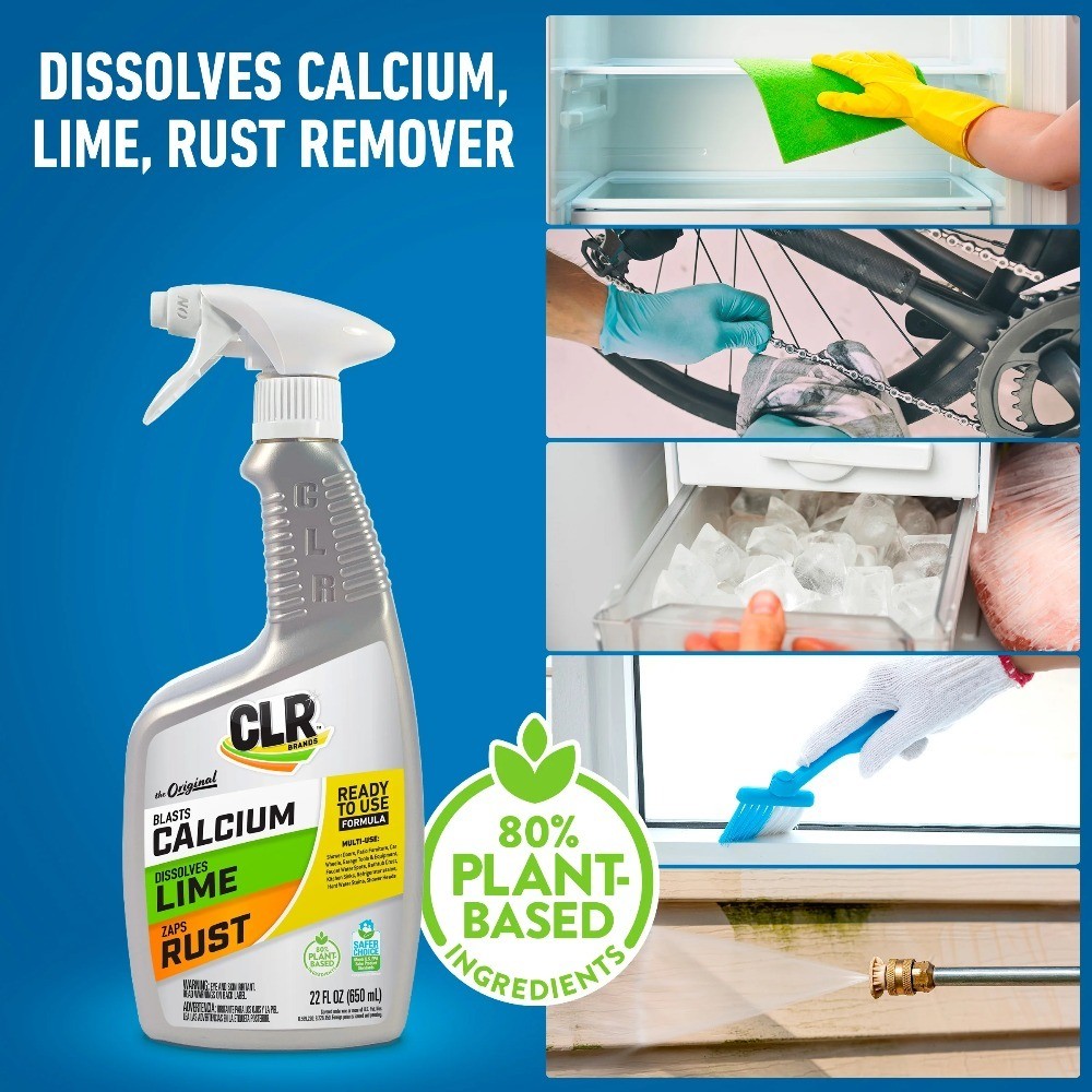 Calcium Lime and Rust Remover EPA Safer Choice 22 oz Spray