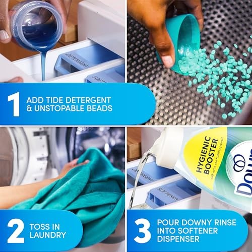 Downy Rinse Laundry Odor Remover, Cool Cotton Scent, 48 48 Fl Oz (Pack of 1)