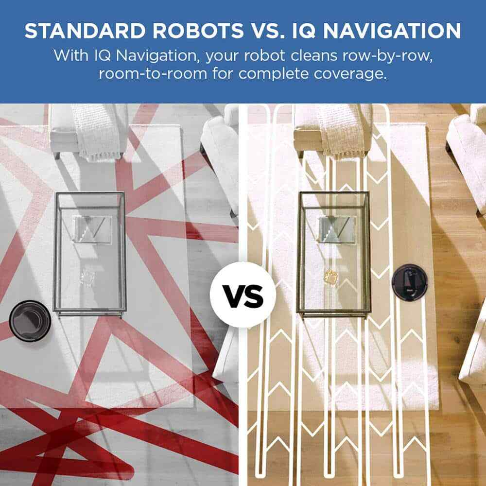 Shark RV1001AE IQ Robot Self Empty XL Vacuum with Self Empty Bagless Base