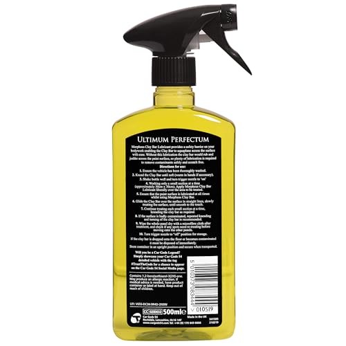 Clay Bar & Lubricant Spray – Complete Detailing Kit, 17fl Oz