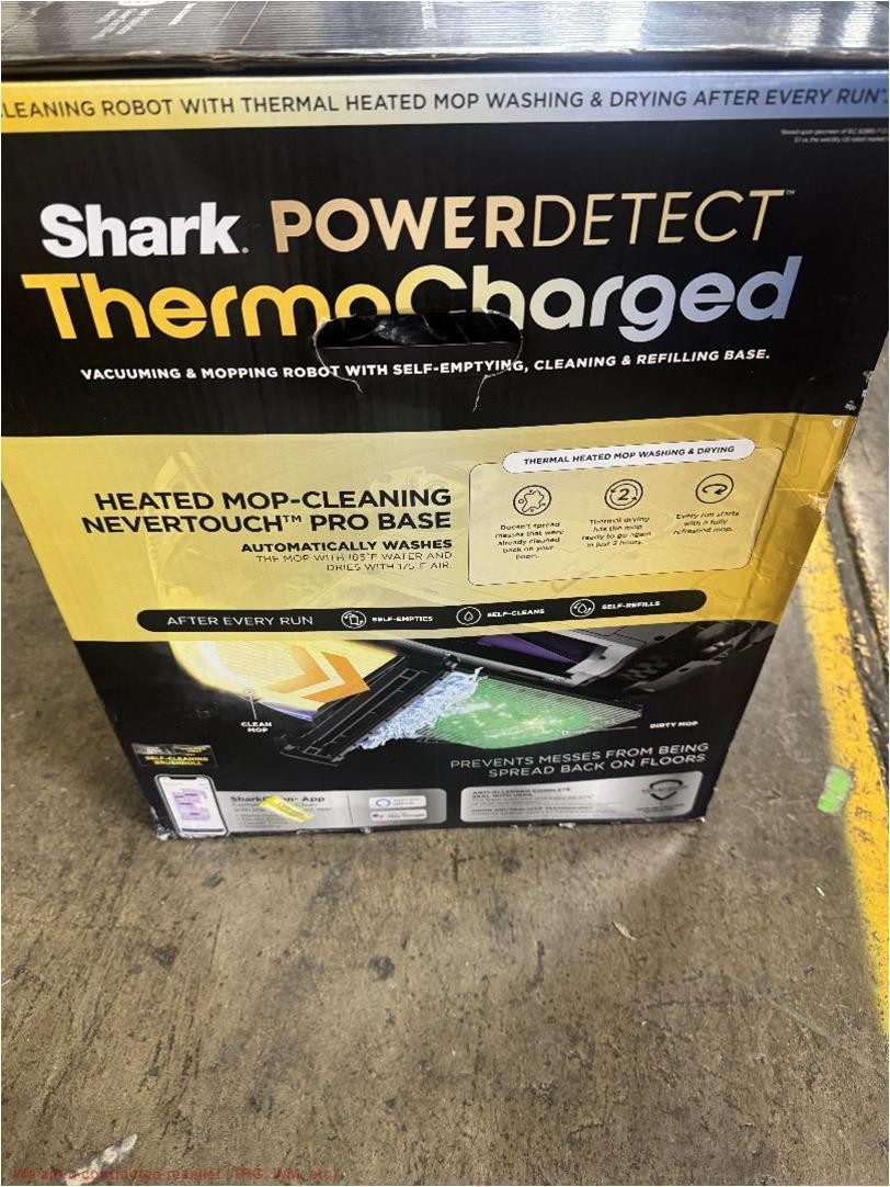 Shark PowerDetect 2-in-1 ThermaCharged Robot Vacuum Mop RV2910XE 10″ SEE DETAILS