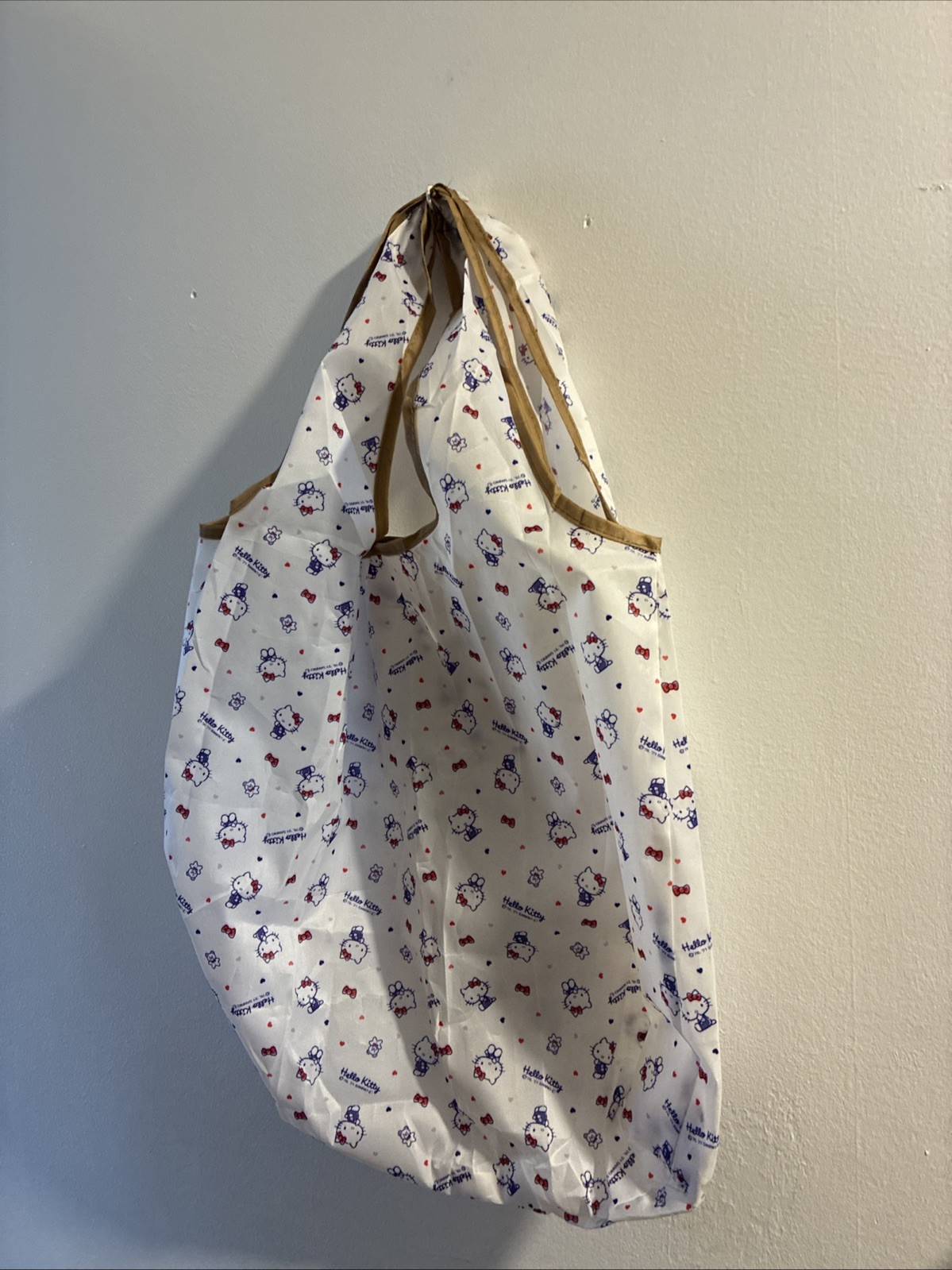 Hello Kitty Portable Foldable Reusable Shopping Shoulder Tote Bag 39x39cm