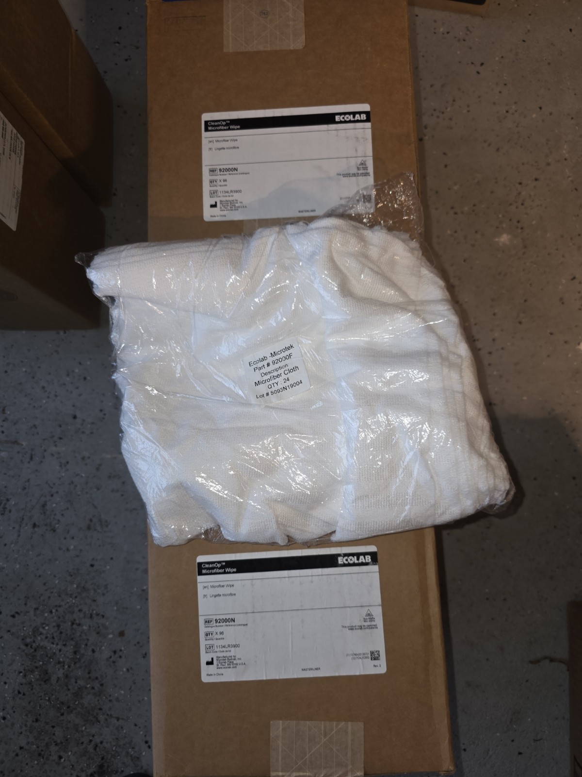 $340/CASE Microtek ECOLAB 92000N Cleaning Cloth 15-7/10X 15-7/10 Inch