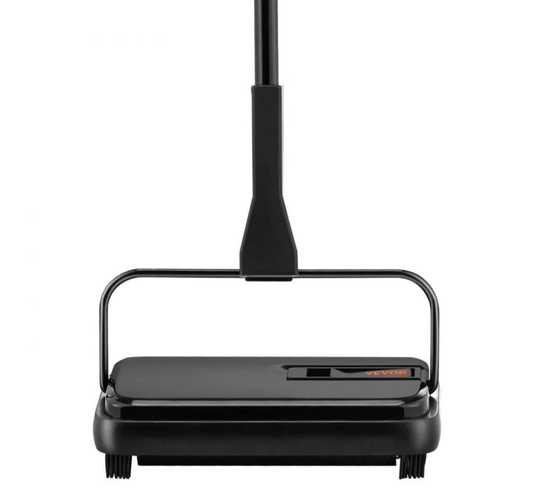 VEVOR Carpet Sweeper Floor Sweeper Manual 7.87 in Sweeping Paths Non Electric
