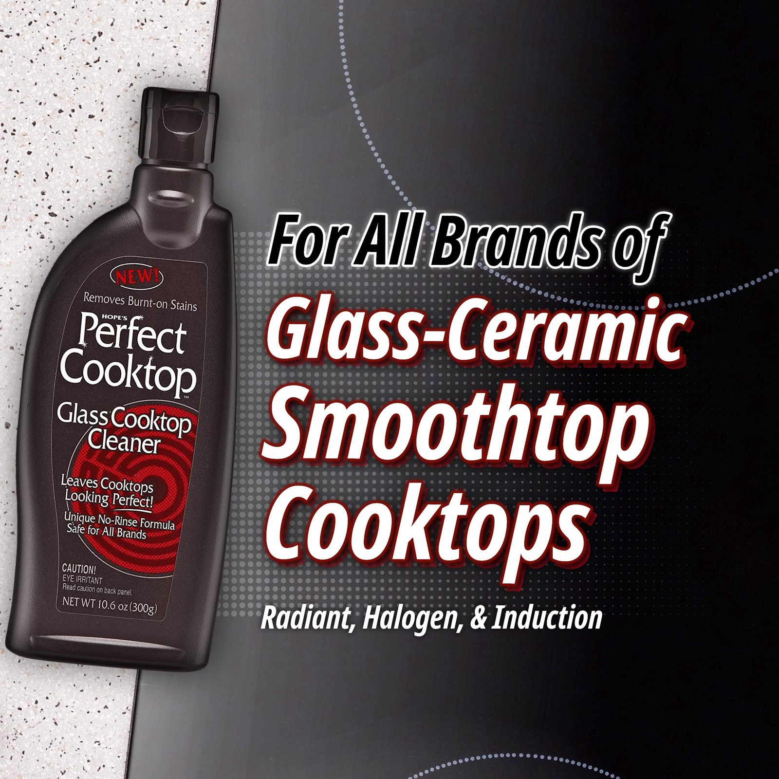 Perfect Cooktop Glass and Ceramic Cooktop and Stove Top Cleaner, Fast Acting …