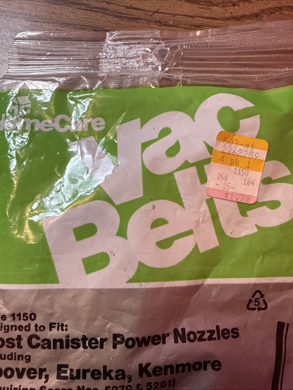 Genuine Vac Belts Style 1150 Hoover Eureka Kenmore Compact Rexair Vacuum