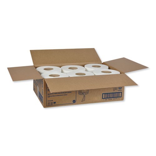 Tork Centerfeed Hand Towel, 2-Ply, 7.6 x 11.75, White, 530/Roll, 6 Roll/Carton