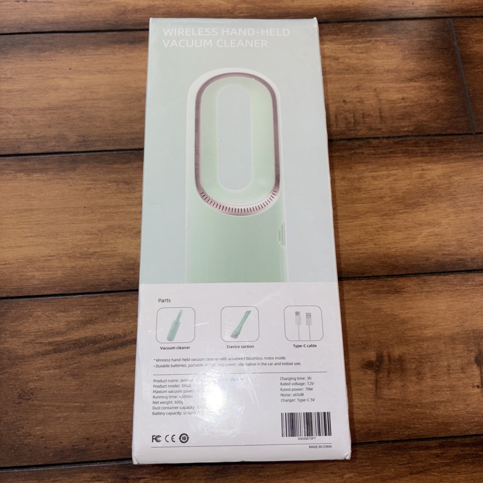 Starument Portable Handheld Cordless Vacuum Cleaner – Mint Green