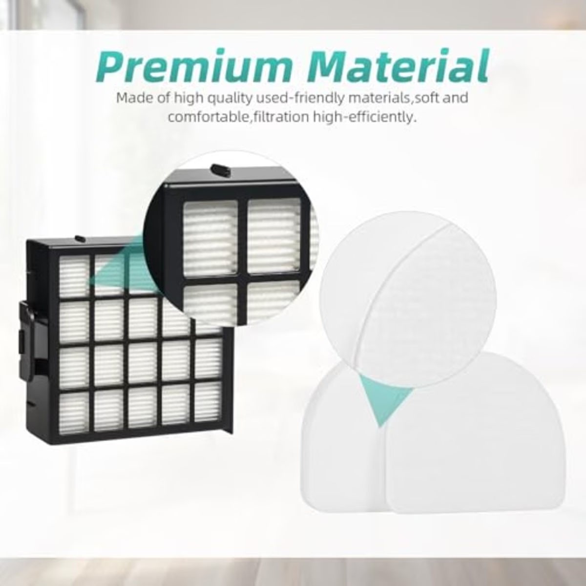 AZ4002 Replacement filter for Shark Detect Pro Max Upright Vacuum AZ4000 AZ4002