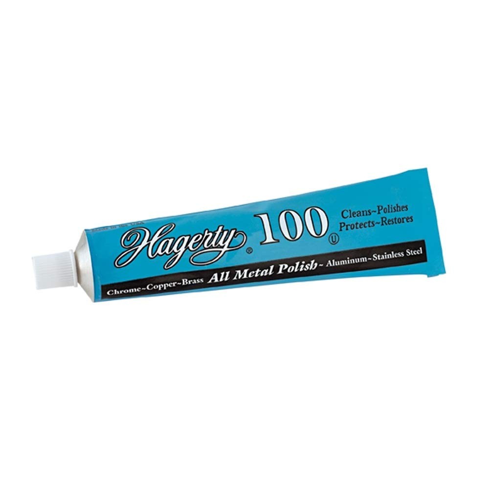 Hagerty All Metal Polish 4 Ounce Concentrated Cream for Chrome Brass Copper S…